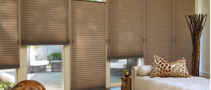 Onsite Fabricare Cleaning will professionally clean any Hunter Douglas Duettes Honeycomb shades.